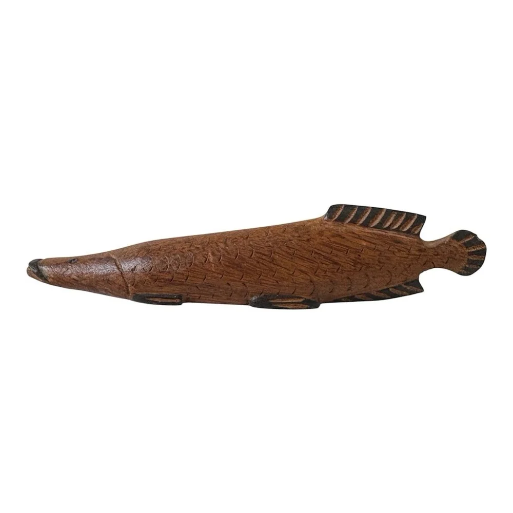 Arapima South American Hand Carved 7.5
